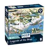 The House of Puzzles Legends of the Skies 500 Piece Jigsaw Puzzle- Plane Jigsaws