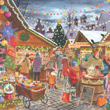 The House of Puzzles Christmas Market 1000 Piece Puzzle - Festive Xmas Puzzles