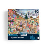 The House of Puzzles Christmas Market 1000 Piece Puzzle - Festive Xmas Puzzles