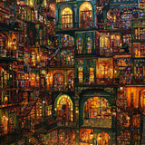 The House of Puzzles Untold Stories 1000 Piece Puzzle - Book Puzzles for Adults