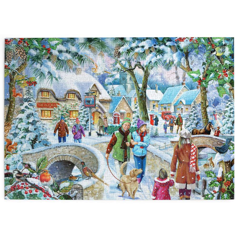 The House of Puzzles No.30 Winter Break Find The Difference 1000 Piece Puzzle