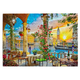 The House of Puzzles Venice View 1000 Piece Jigsaw Puzzle- Italian Scene Jigsaws
