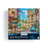 The House of Puzzles Notre Dame Afternoon 1000 Piece Jigsaw Puzzle- City Jigsaws