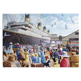 House of Puzzles Titanic Embarking 1000 Piece Jigsaw Puzzle- Historical Jigsaws