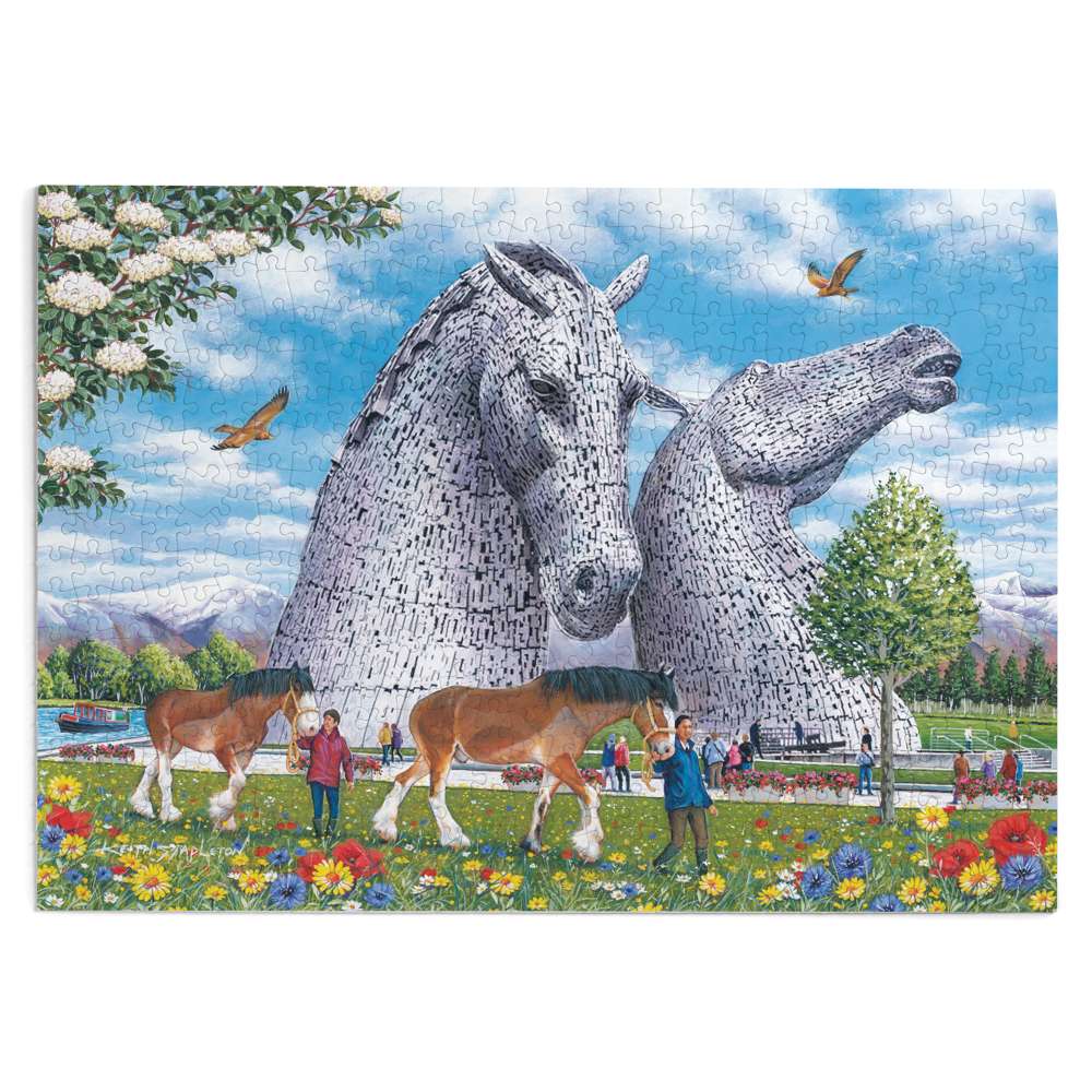 The Kelpies BIG 500 Puzzle House of Puzzles Big Piece Jigsaw