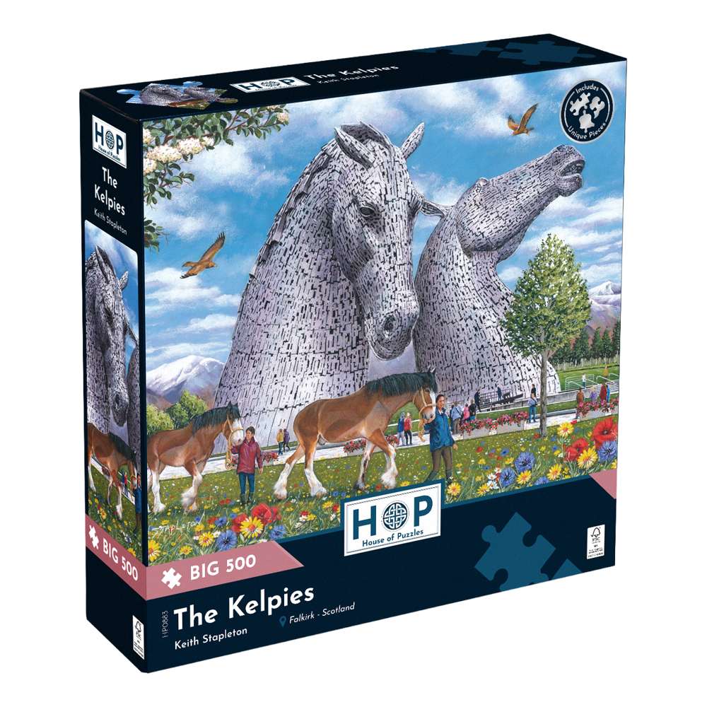 The Kelpies BIG 500 Puzzle House of Puzzles Big Piece Jigsaw