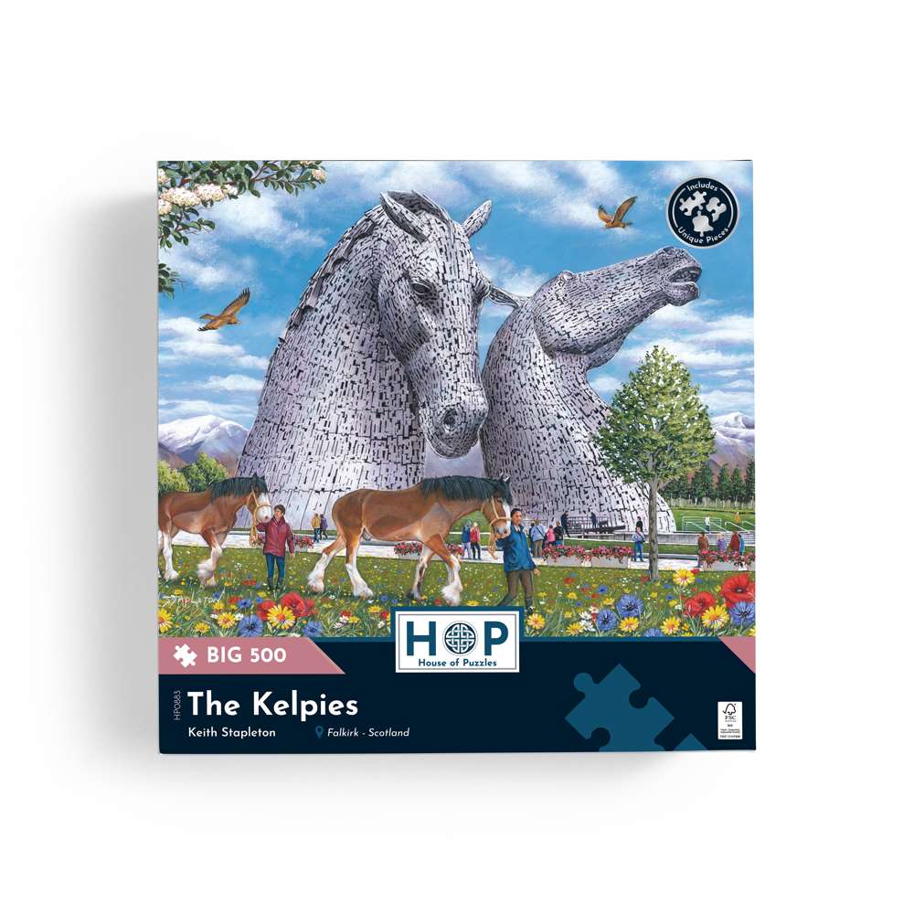 The Kelpies BIG 500 Puzzle House of Puzzles Big Piece Jigsaw