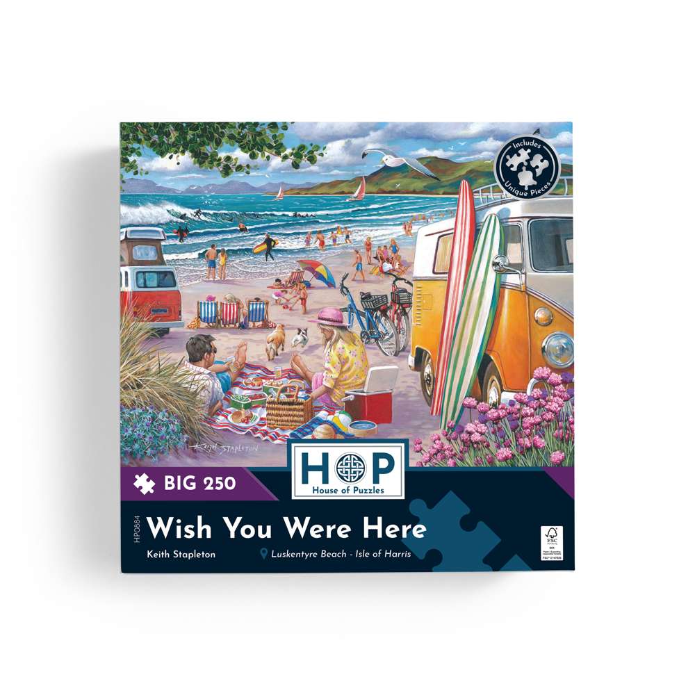 Wish You Were Here BIG 250 Puzzle The House of Puzzles