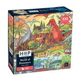 The House of Puzzles World of Dinosaurs 100 Piece Jigsaw Puzzle with XXL Pieces