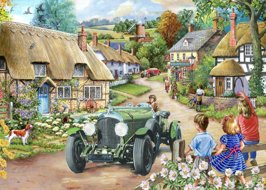 Vintage Run BIG 500 Piece Jigsaw Puzzle
