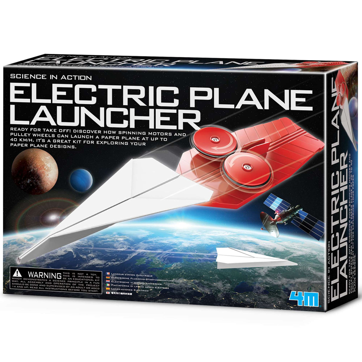 Science In Action - Electric Plane Launcher - Damaged Box