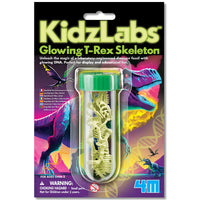 Kidzlabs - Glowing T-Rex Skeleton