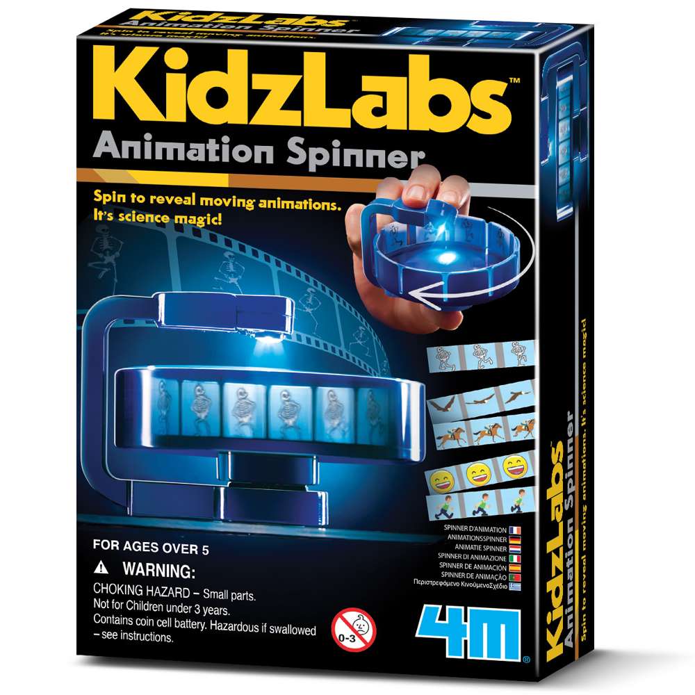 Fidget Animation Kidzlabs - Animation Fidget Spinner – Bigjigs Toys