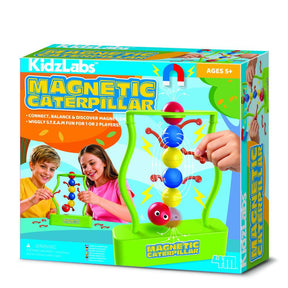4M Magnetic Caterpillar-Kids' Magnet Balance Game, STEM Toy for Physics Learning