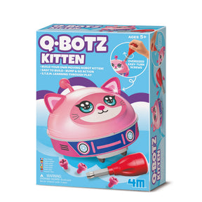 4M Kidzrobotix Q.Botz Cat- Kids Robot Building Kit, Early Engineering STEM Toy