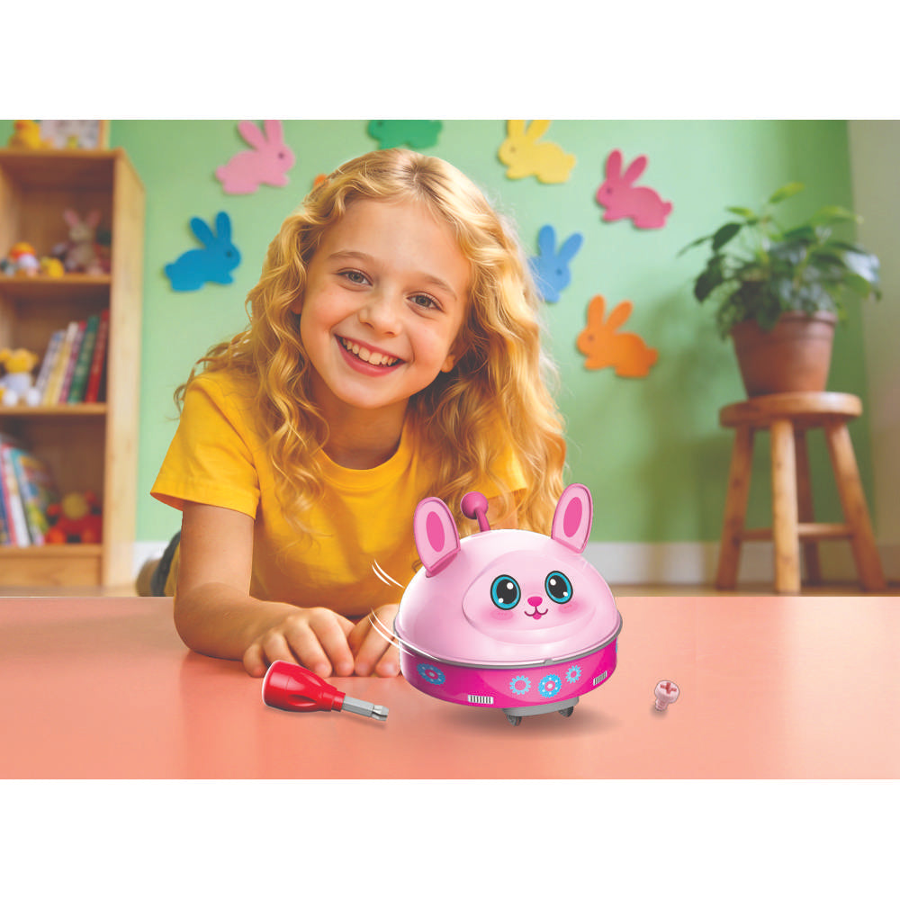 4M Kidzrobotix Q.Botz Rabbit-Kids' Robot Building Kit, Early STEM Learning Toy