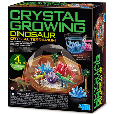 Crystal Growing - Dino Crystal Terrarium