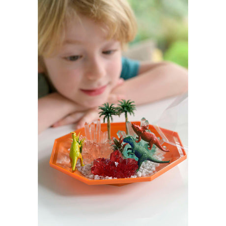 Crystal Growing - Dino Crystal Terrarium