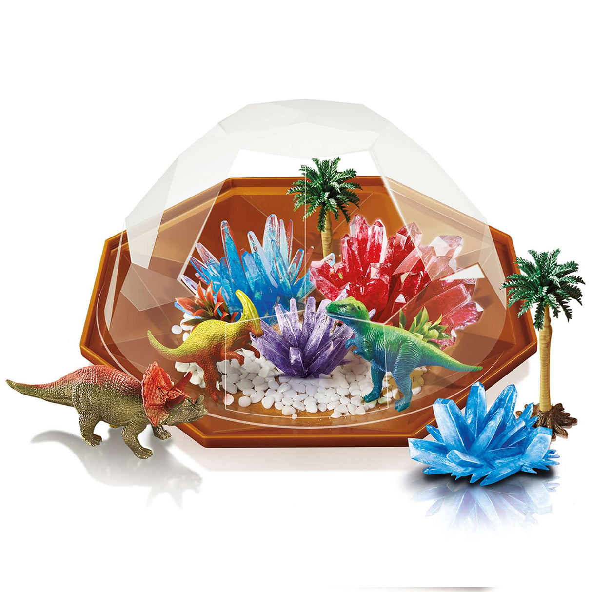 Crystal Growing - Dino Crystal Terrarium