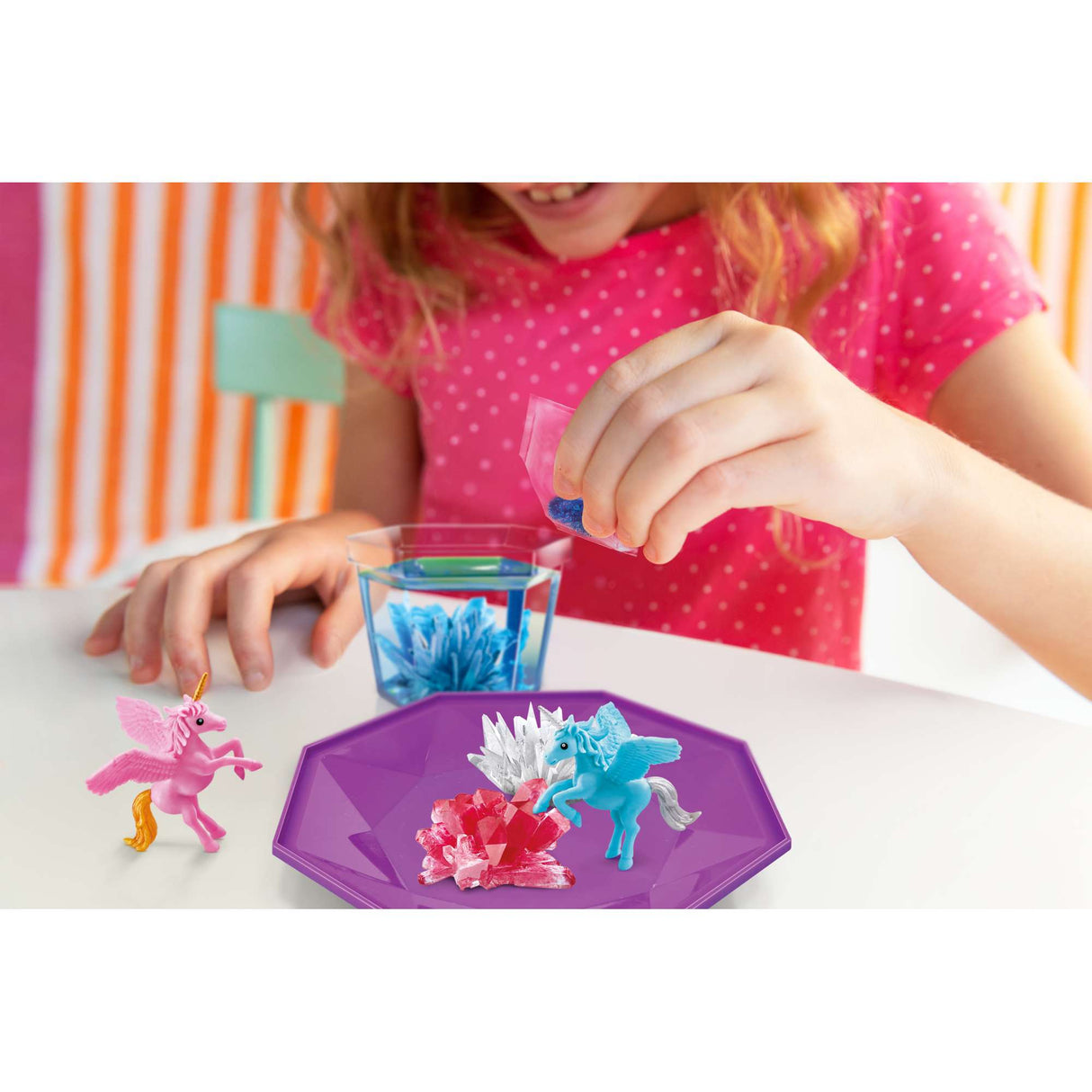 Crystal Growing - Magical Unicorn Crystal Terrarium