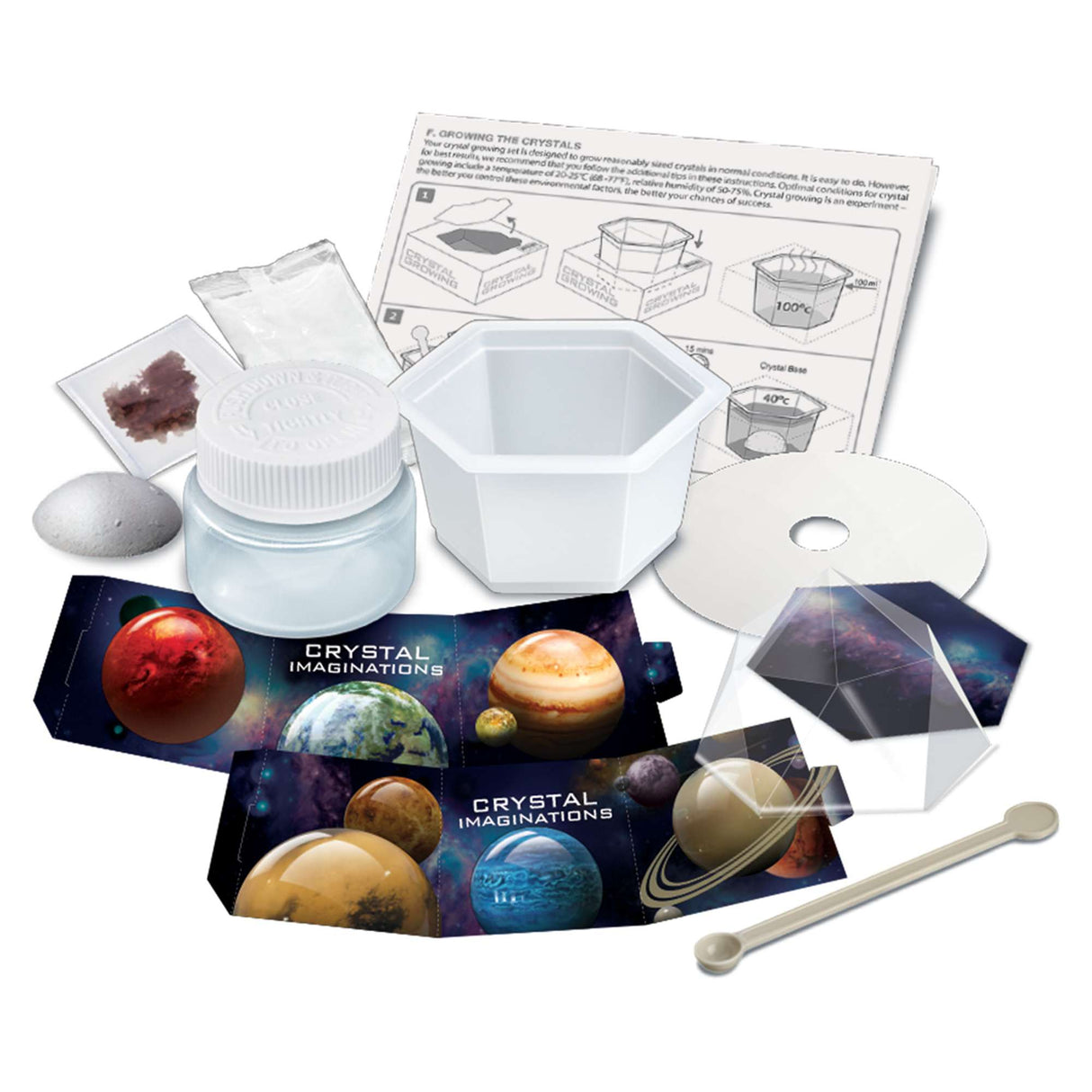 Crystal Growing - Crystal Imaginations (Red)