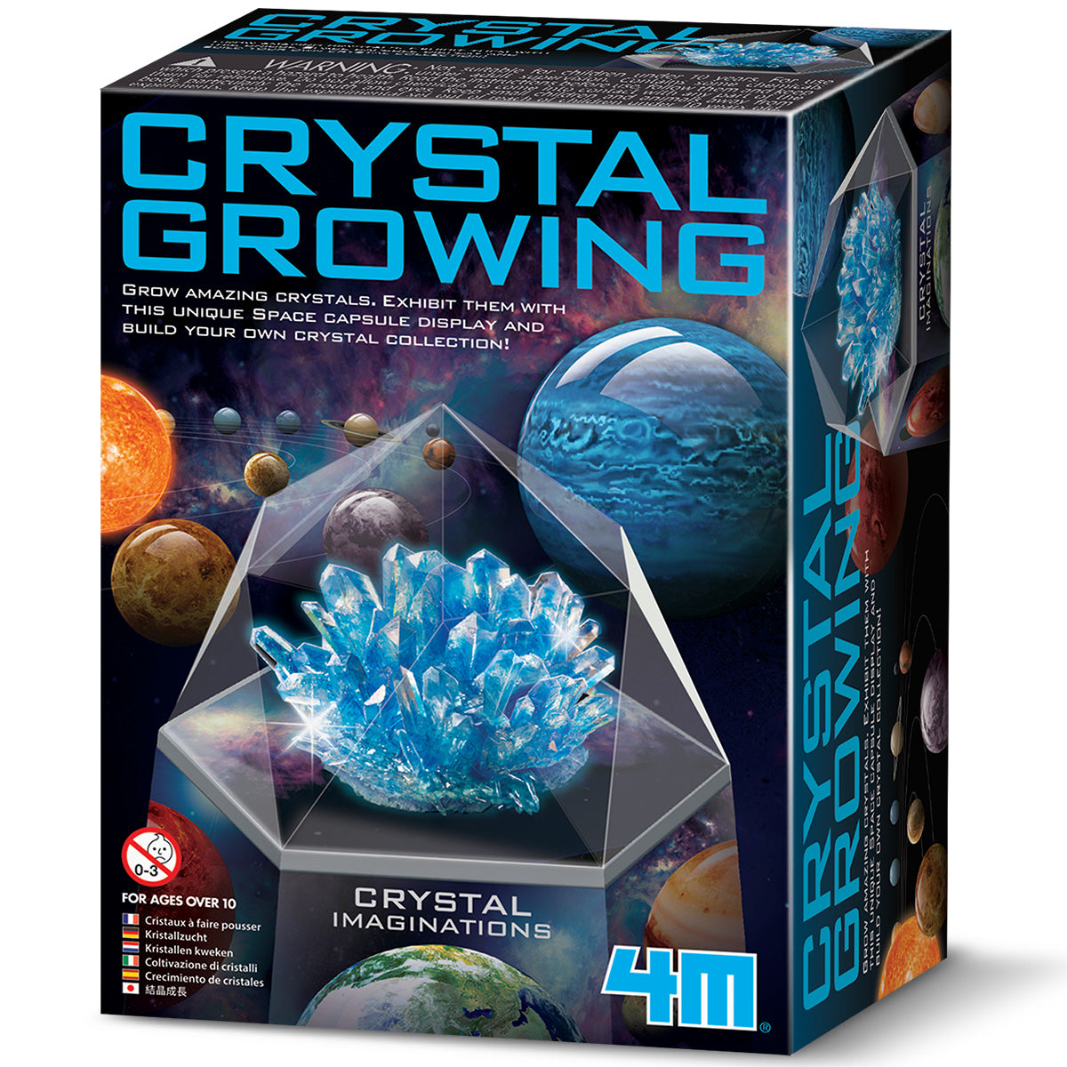 4M Unicorn Crystal Terrarium – Kit Scientifico Per Far Crescere Cristalli – Gioco Educativo Per Bambini Dai 10 Anni