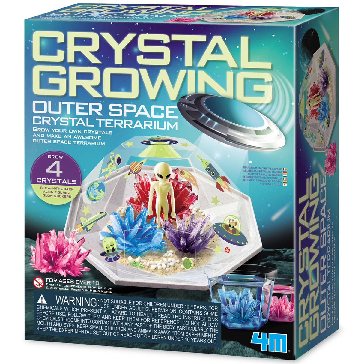 Crystal Growing - Outer Space Crystal Terrarium