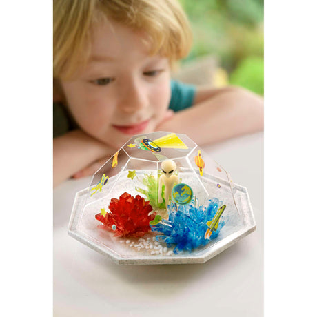 Crystal Growing - Outer Space Crystal Terrarium