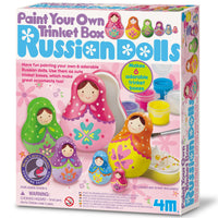 Paint Your Own Trinket Box - Russian Dolls