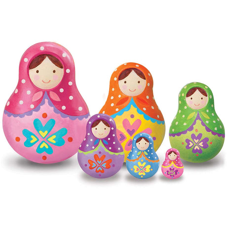 Paint Your Own Trinket Box - Russian Dolls