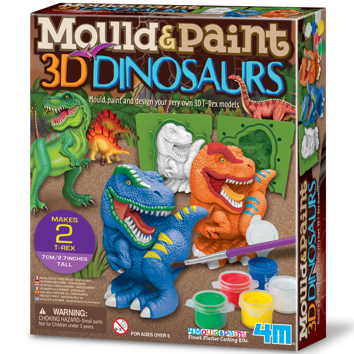 Mould & Paint - 3D Dinosaurs