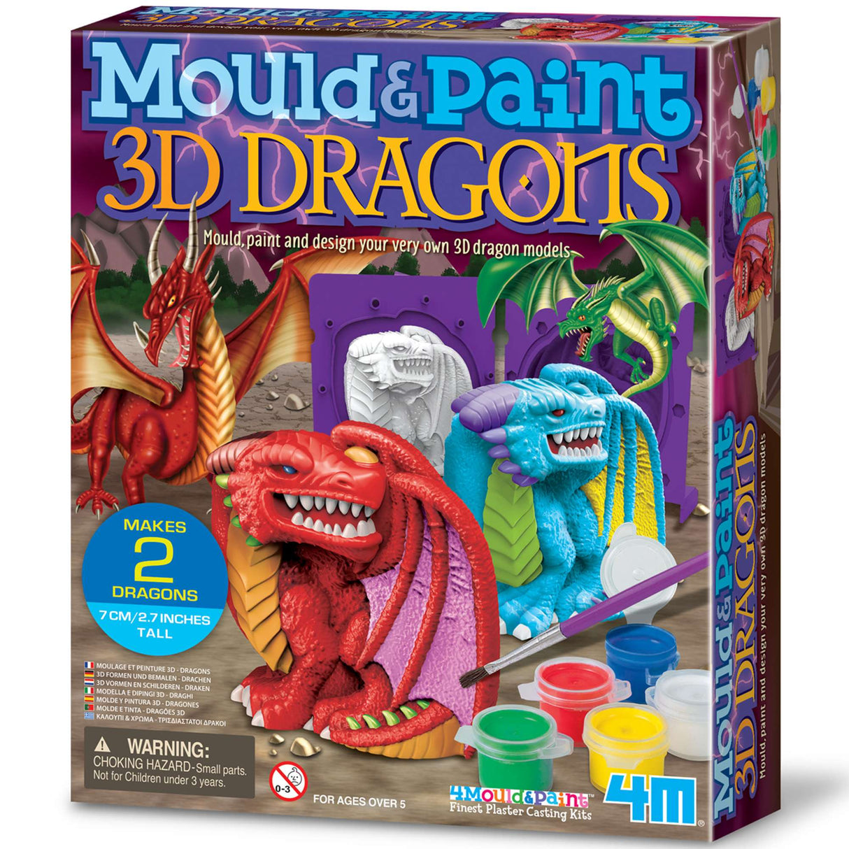 Mould & Paint - 3D Dragons