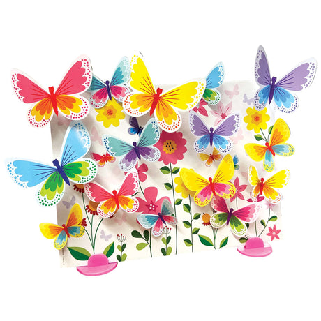 Kidzmaker - Glow 3D Butterfly Canvas