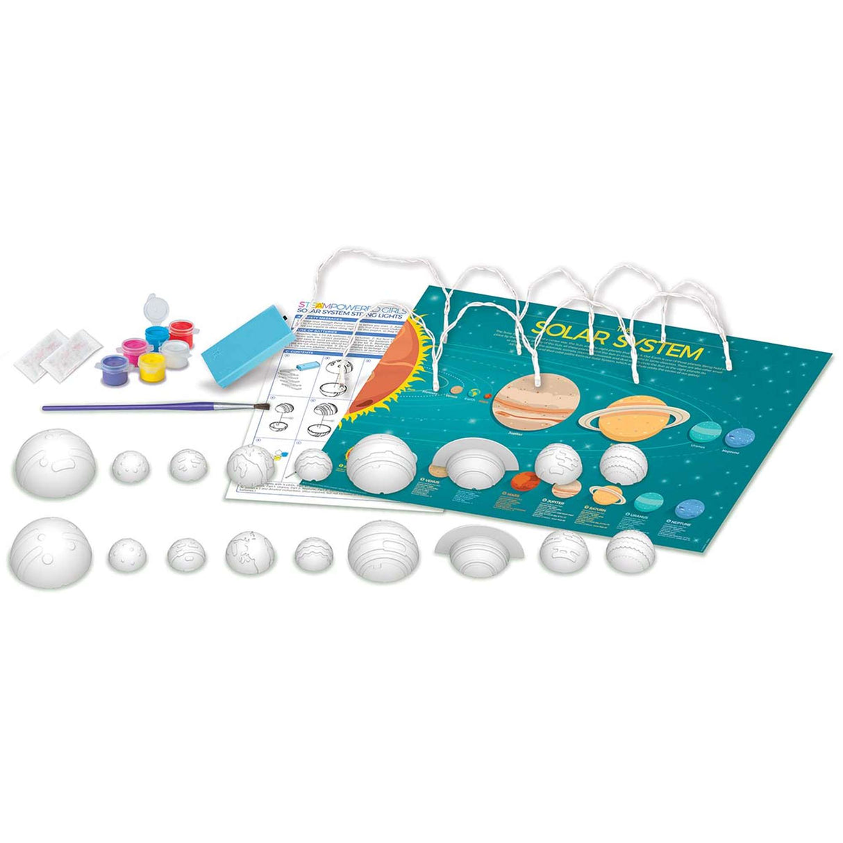 STEAM Powered Kids - Solar System String Lights