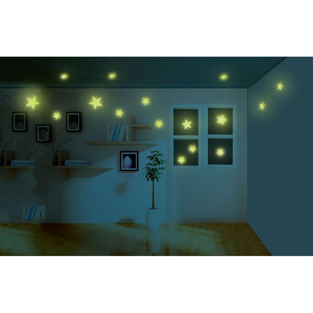 Glow-In-The-Dark Mini Stars