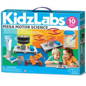 4M Mega Motor Science Kit - Build Your Own Robot & More, STEM Toys for Kids