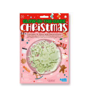Glow in the Dark Christmas Kids Ceiling Stickers Pack of 14