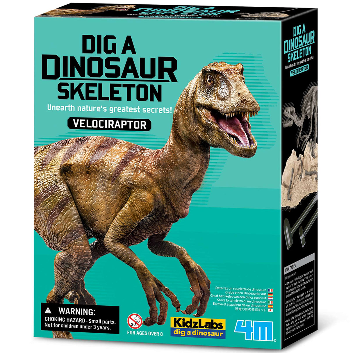 KidzLabs - Dig a Dinosaur Skeleton - Velociraptor