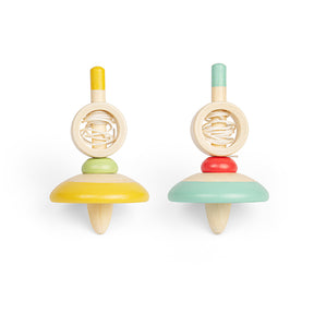Pull String Top - Light Blue, Yellow - Pack of 2