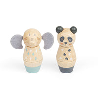 Twist and Match Animals - Panda, Elephant (Pack of 2)