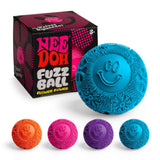 NeeDoh Fuzzball Flower Power Velvet Squeeze Groovy Sensory Fidget Toy