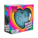 NeeDoh Good Vibes Only Super Solid Squish Heart Shaped Fidget Toy