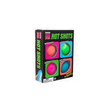 NeeDoh Hot Shots Teenie Classic Groovy Sports Ball Fidget Toy 4 Pack