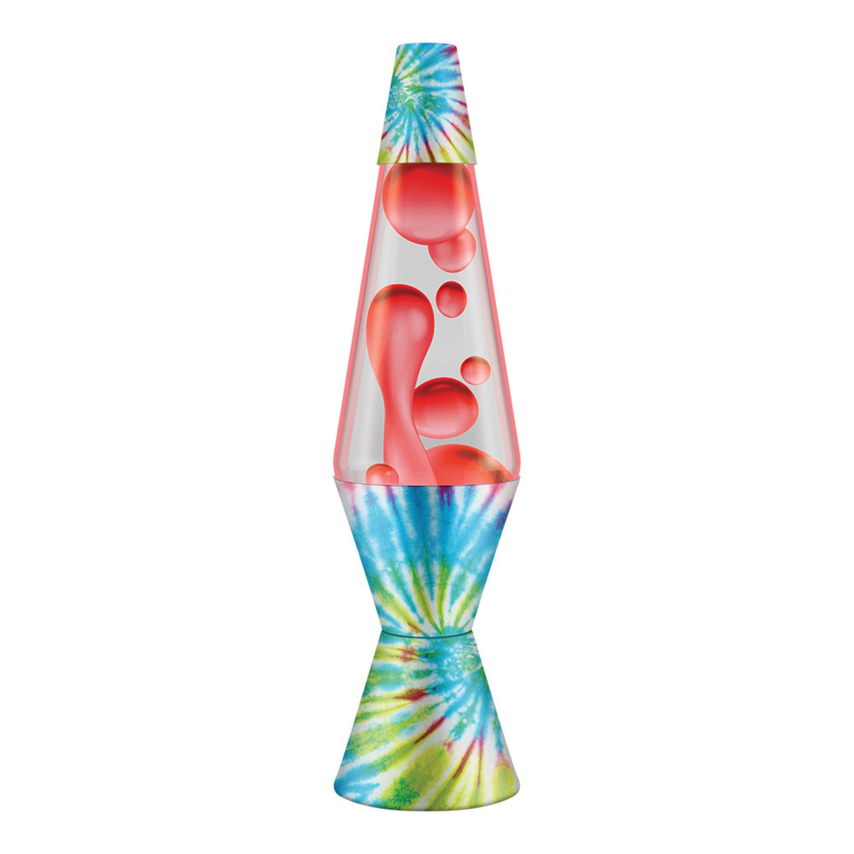 14.5" Pinwheel Tie Dye LAVA Lamp