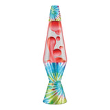 14.5" Pinwheel Tie Dye LAVA Lamp