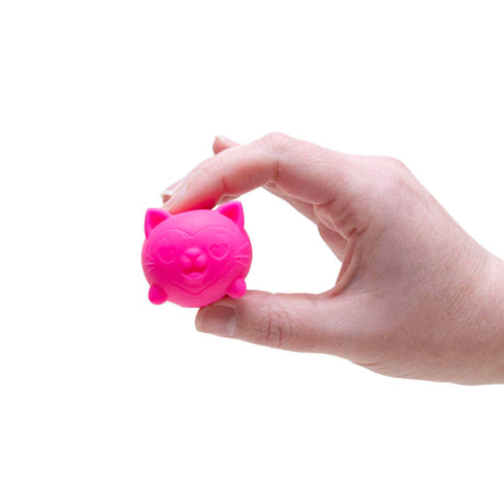 NeeDoh Teenie Cool Cats - Mini Fidget Toy Pack, Sensory Toys, Squishy Cats