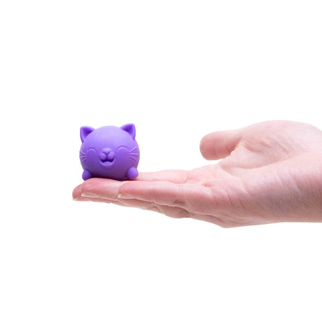 NeeDoh Teenie Cool Cats - Mini Fidget Toy Pack, Sensory Toys, Squishy Cats