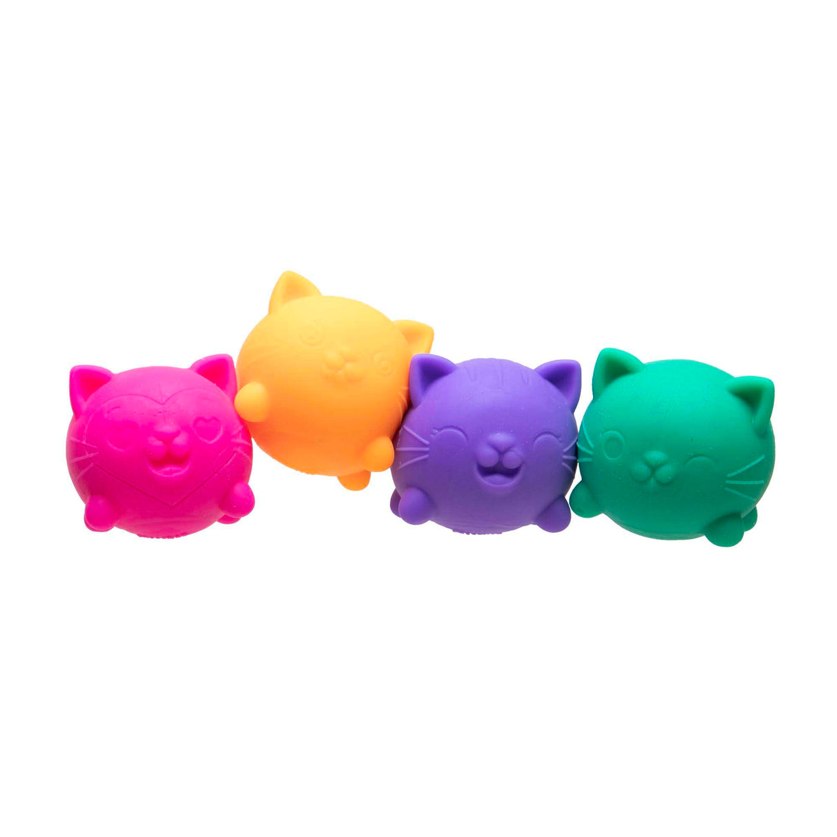 NeeDoh Teenie Cool Cats - Mini Fidget Toy Pack, Sensory Toys, Squishy Cats
