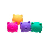 NeeDoh Teenie Cool Cats - Mini Fidget Toy Pack, Sensory Toys, Squishy Cats
