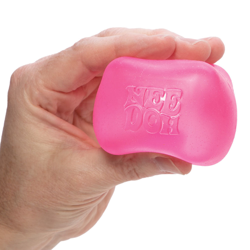 NeeDoh Nice Cube Super Solid Squish Stress Relieving Fidget Toy